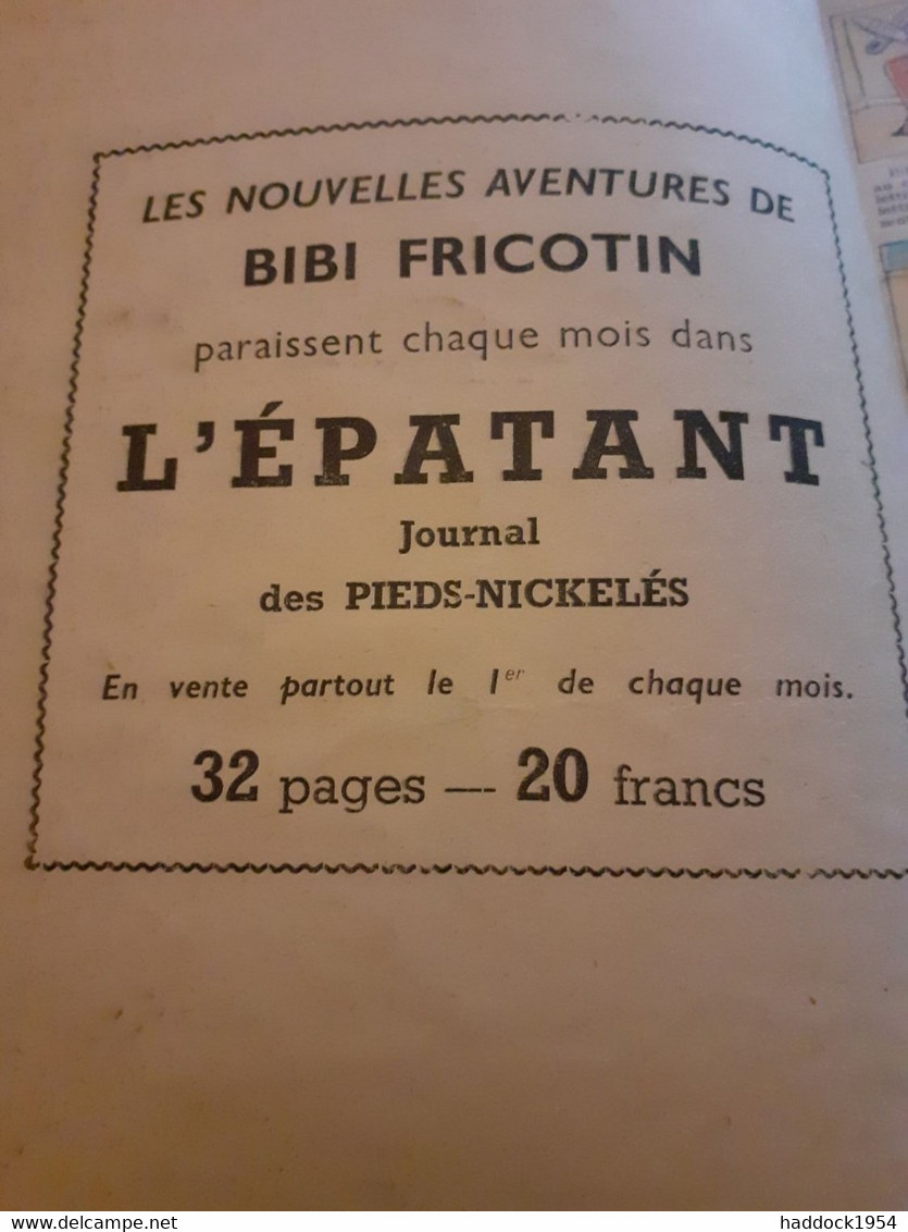 Bibi Fricotin Au Pôle Nord CALLAUD Société Parisienne D'édition 1950 - Bibi Fricotin