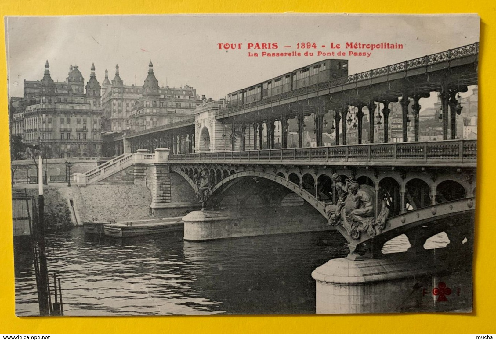 15362 - Paris Le Métropolitain La Passerelle Du Pont De Passy - Metropolitana, Stazioni