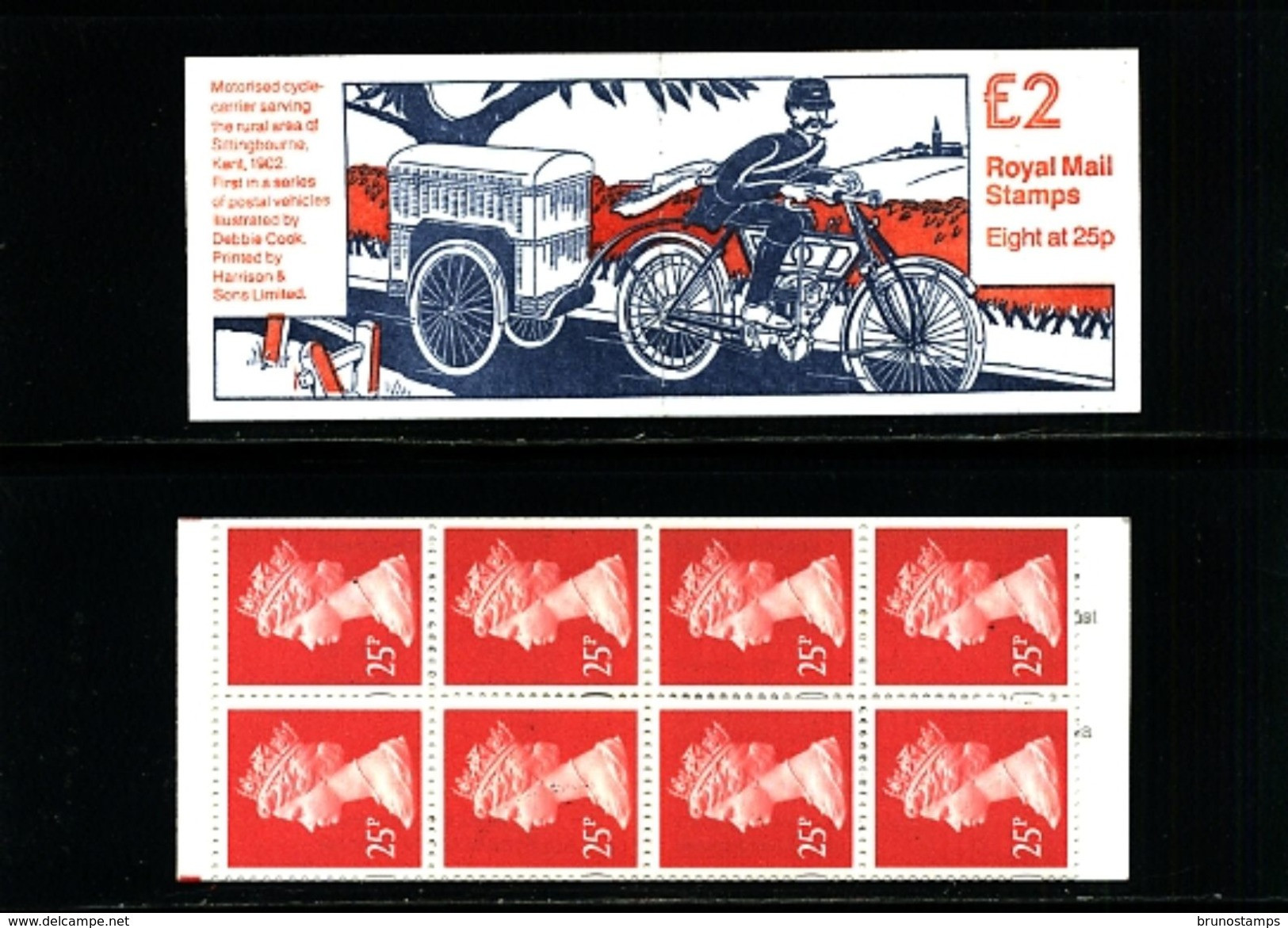 GREAT BRITAIN - 1993  £ 2  BOOKLET  MOTOR CYCLE   MINT NH  SG FW 1 - Postzegelboekjes