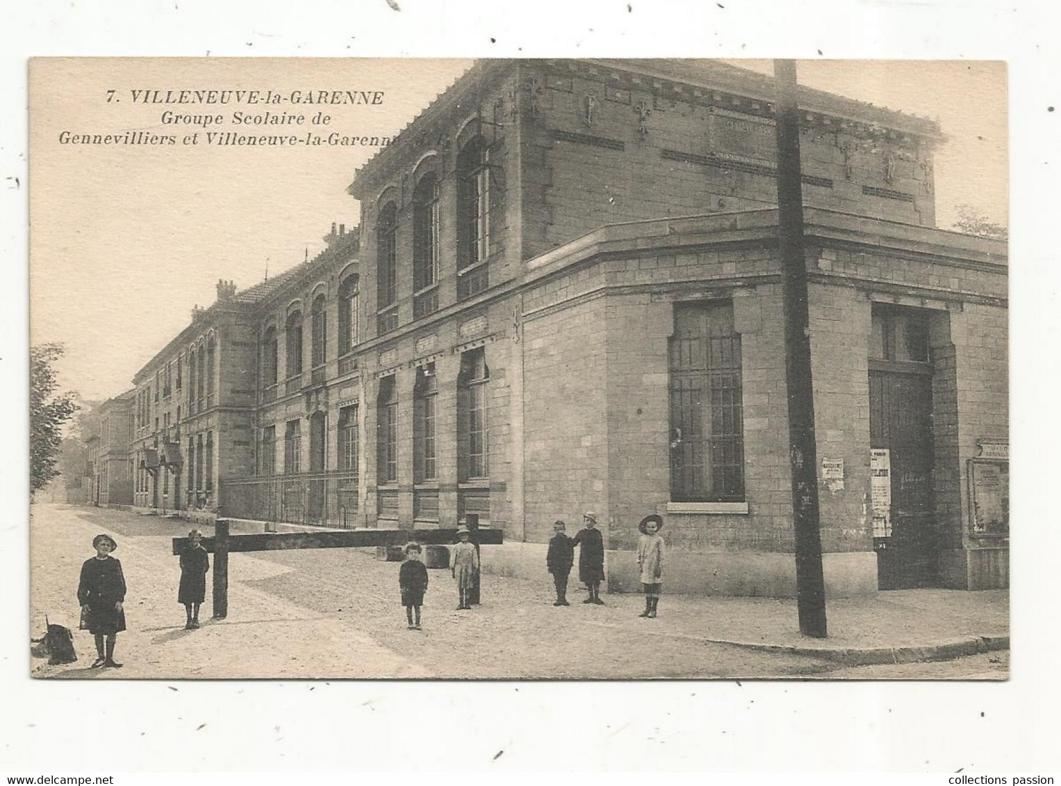 Cp, Groupe Scolaire De GENNEVILLIERS Et VILLENEUVE LA GARENNE , école ,92 ,VILLENEUVE LA GARENNE , écrite 1919 - Schulen