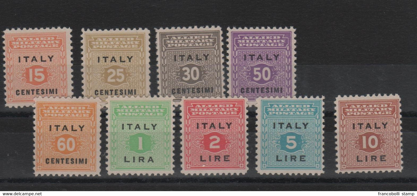 1943 Occupazione Anglo-americana Sicilia Serie MLH - Anglo-american Occ.: Sicily