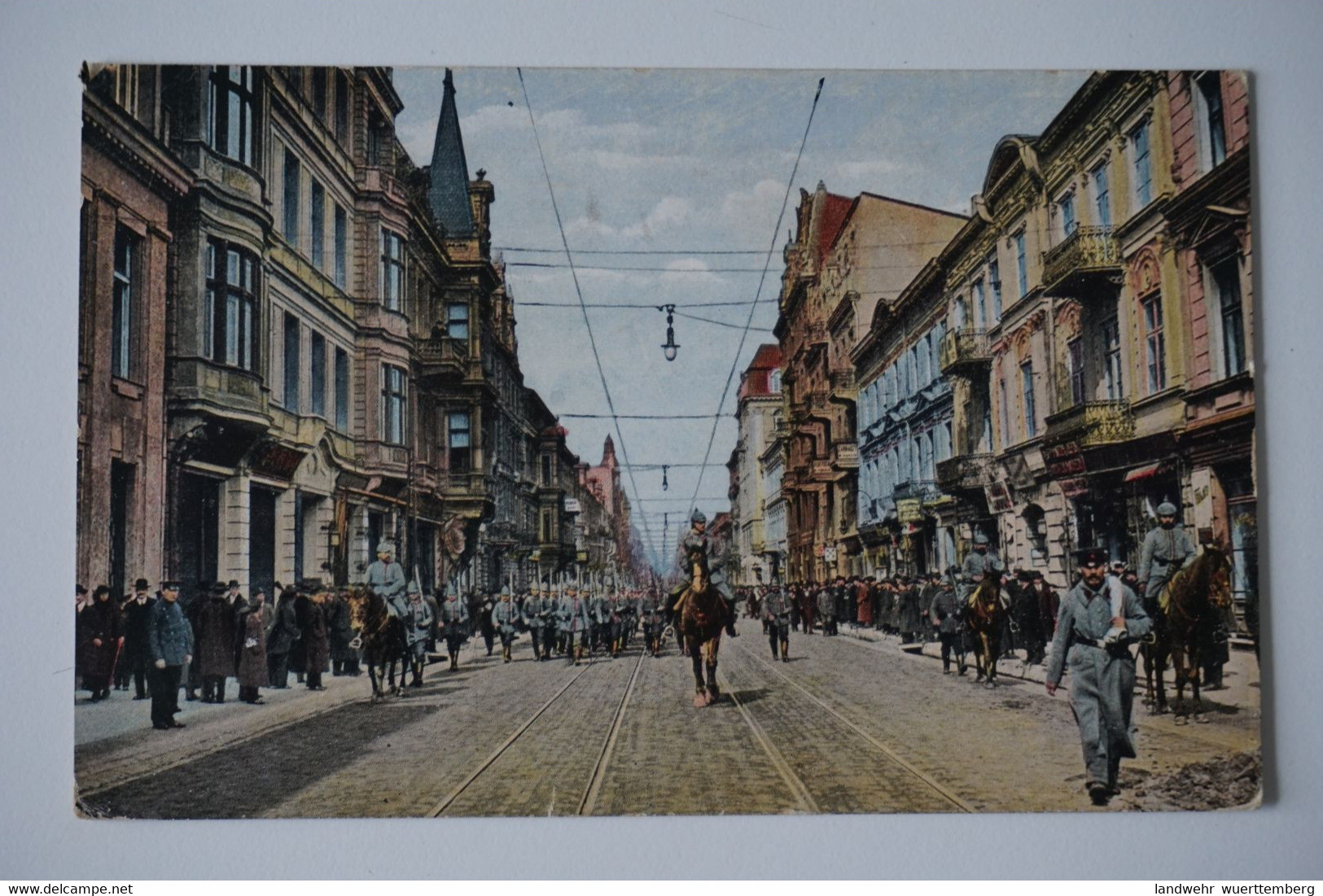 AK: Deutsche Wachtparade In Lodz / N. Amberg - Weltkrieg 1914-18