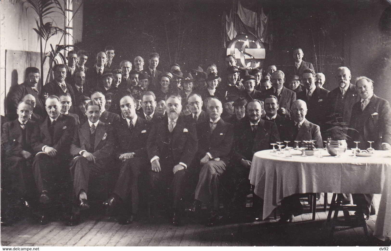 CALVADOS CAEN DECORATION DE M. ROY PRESISDENT DE LA SOCIETE DE COMPTABILITE 1938 CARTE PHOTO - Caen