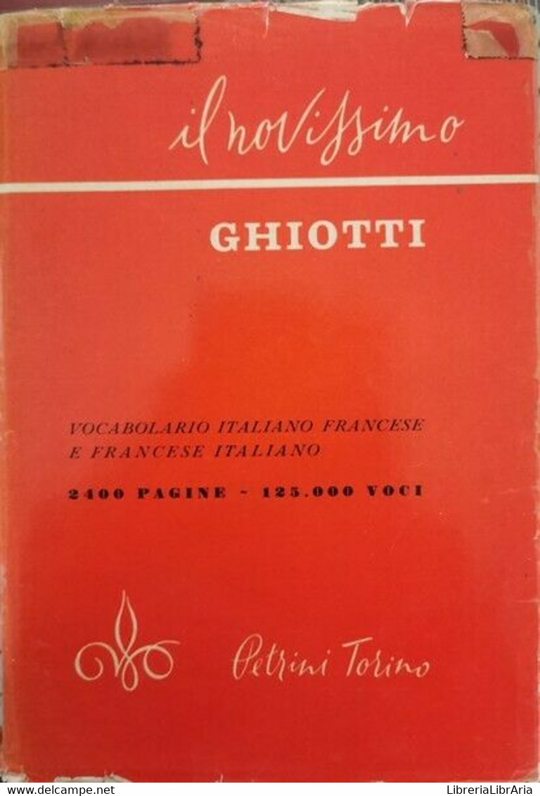 Dizionario Italiano-francese E Francese-italiano GHIOTTI - ER - Taalcursussen