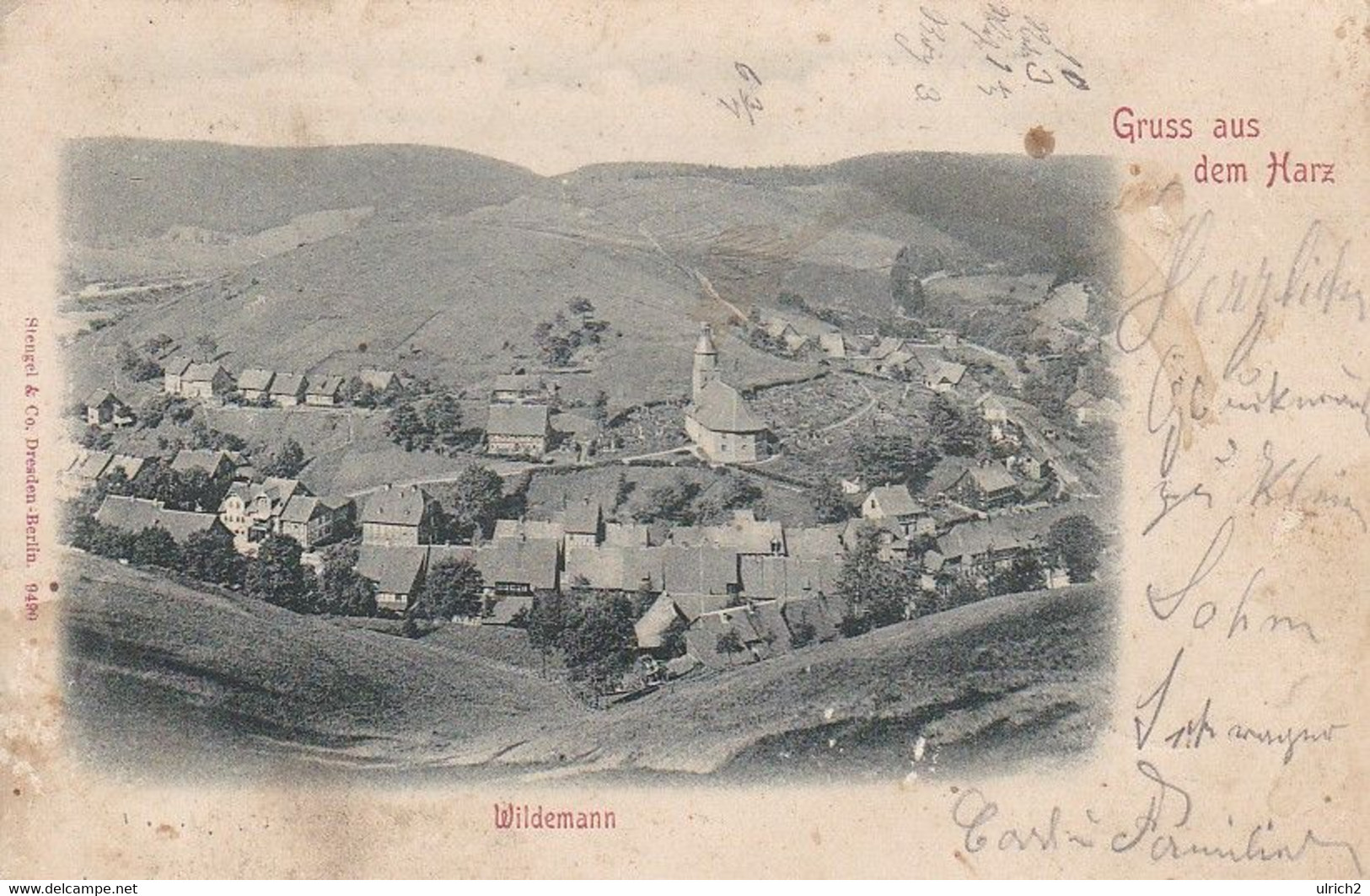 AK Wildemann - Gruss Aus Dem Harz - Wildemann Nach Salder 1899 (57649) - Wildemann