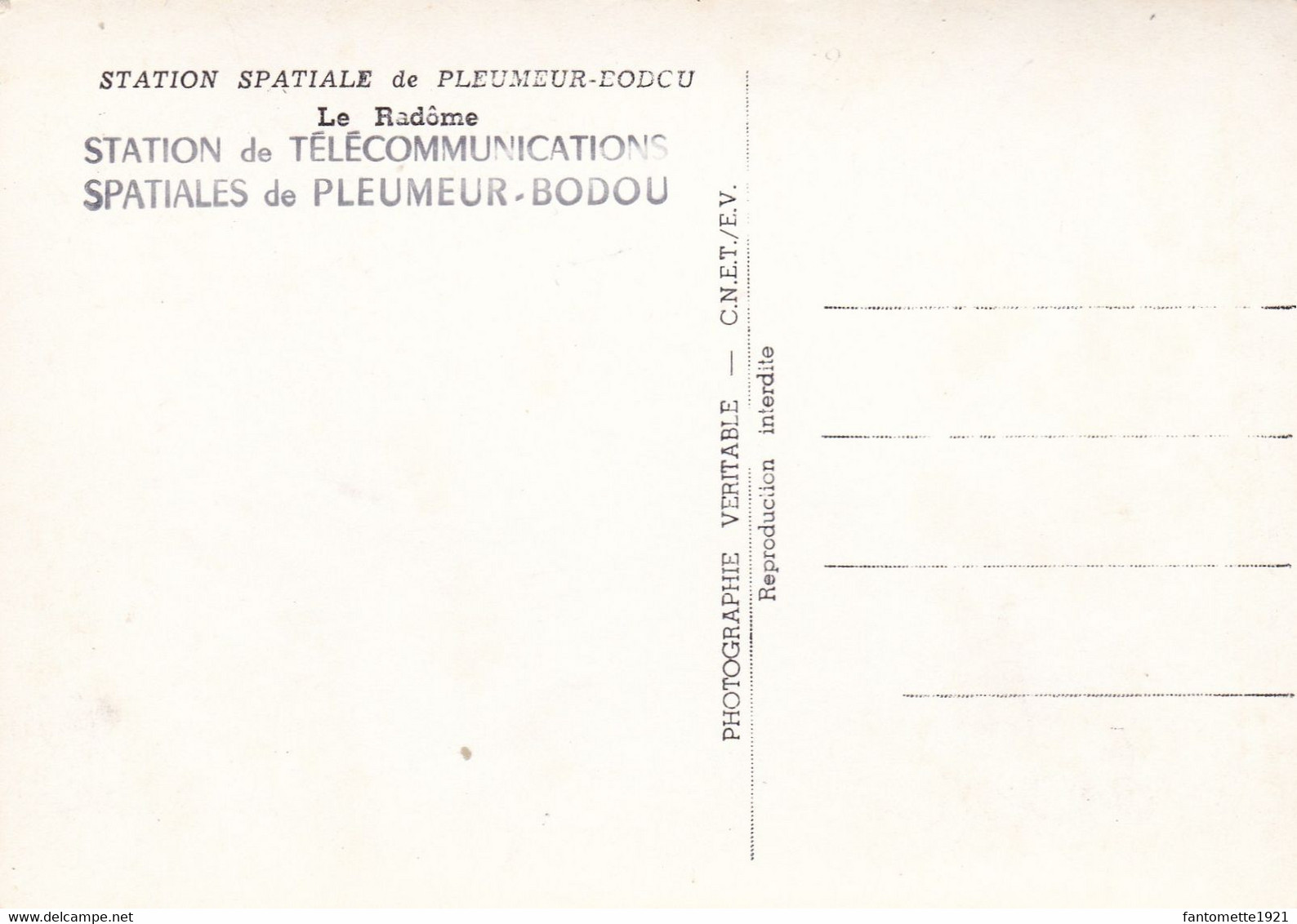 PLEUMEUR BODOU STATION SPATIALE (dil359) - Pleumeur-Bodou