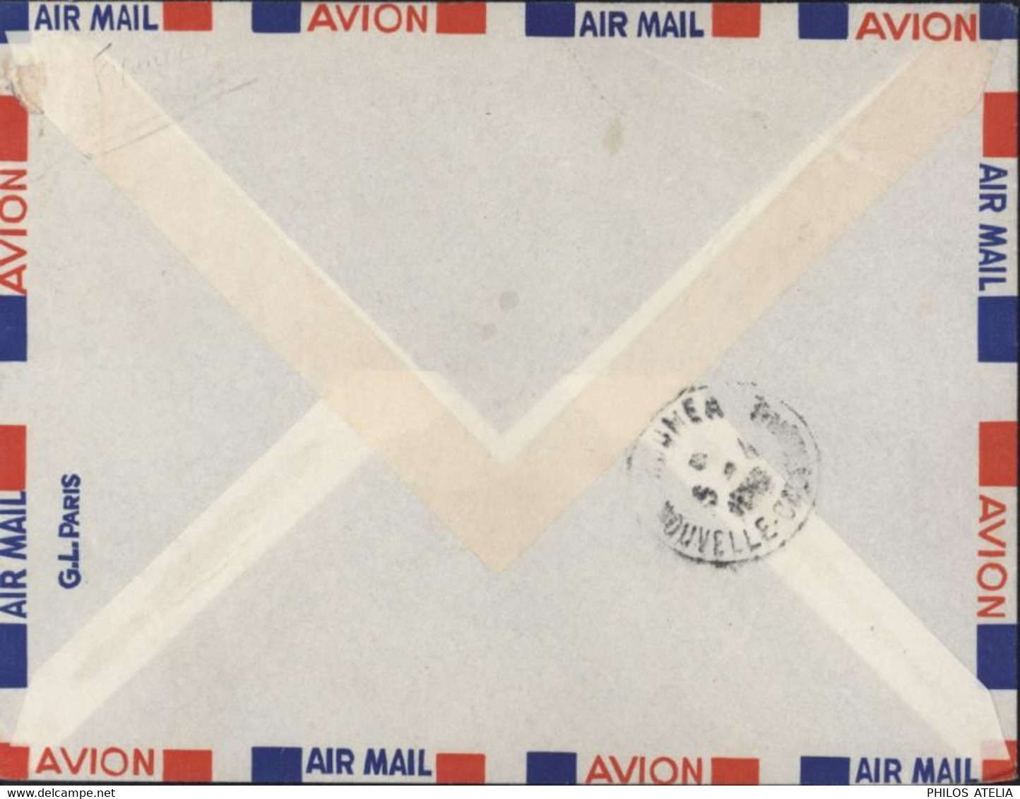 CAD Rare île De Poum Nouvelle-Calédonie 1 4 1960 Enveloppe Par Avion  YT 276 Seul Sur Lettre Hutte Chef Transit Nouméa - Brieven En Documenten