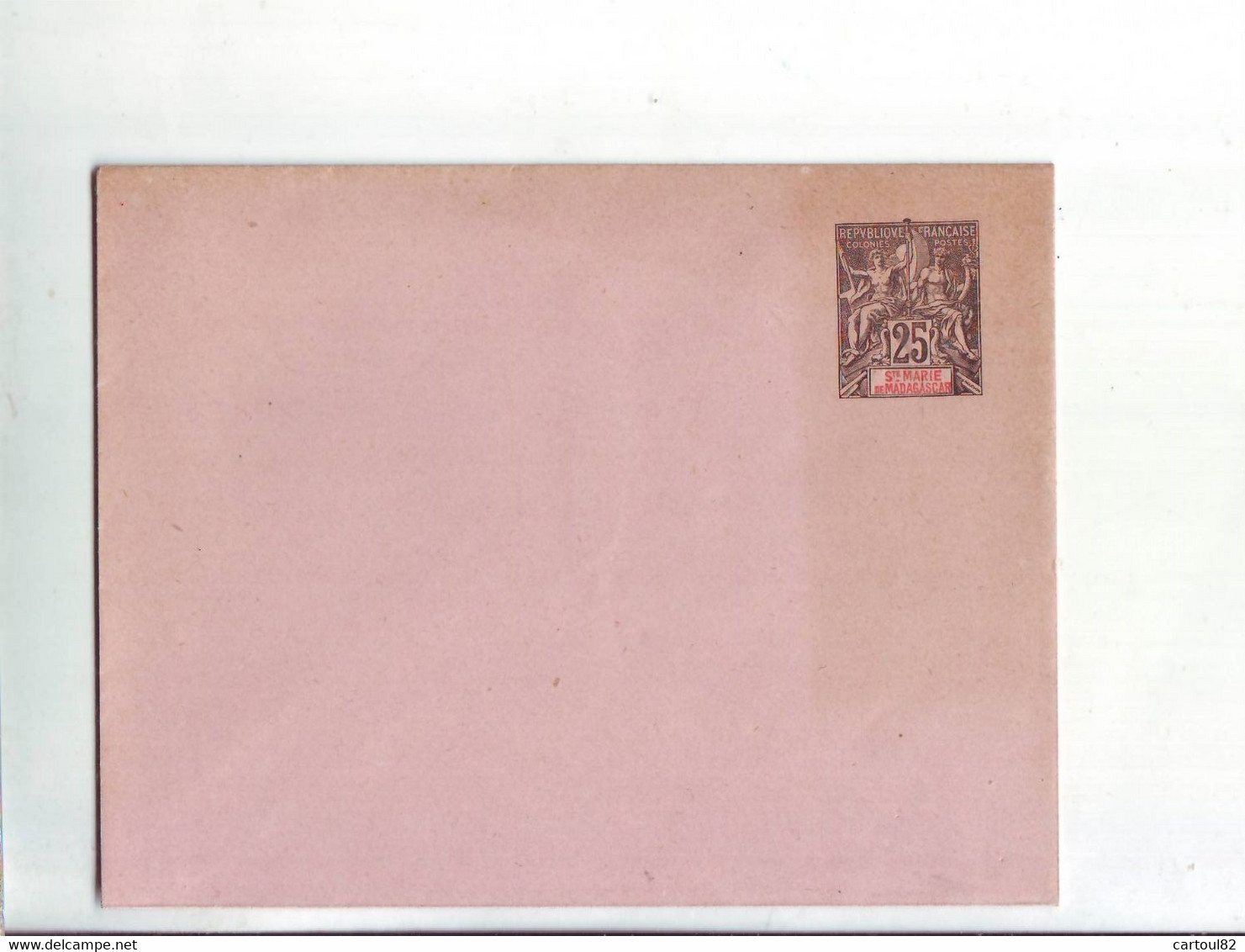 18 C  ENT Entier Postal  Ste MARIE  ENV - Lettres & Documents