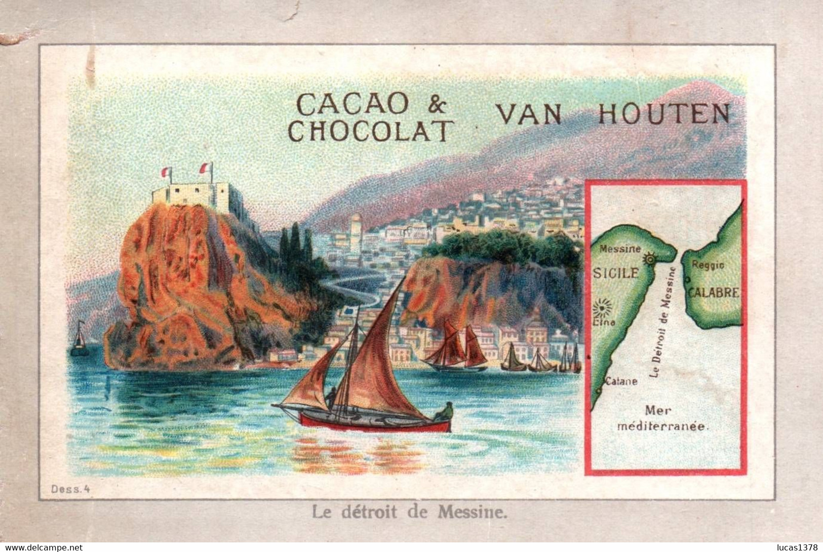 CACAO VAN HOUTEN / LE DETROIT DE MESSINE - Van Houten