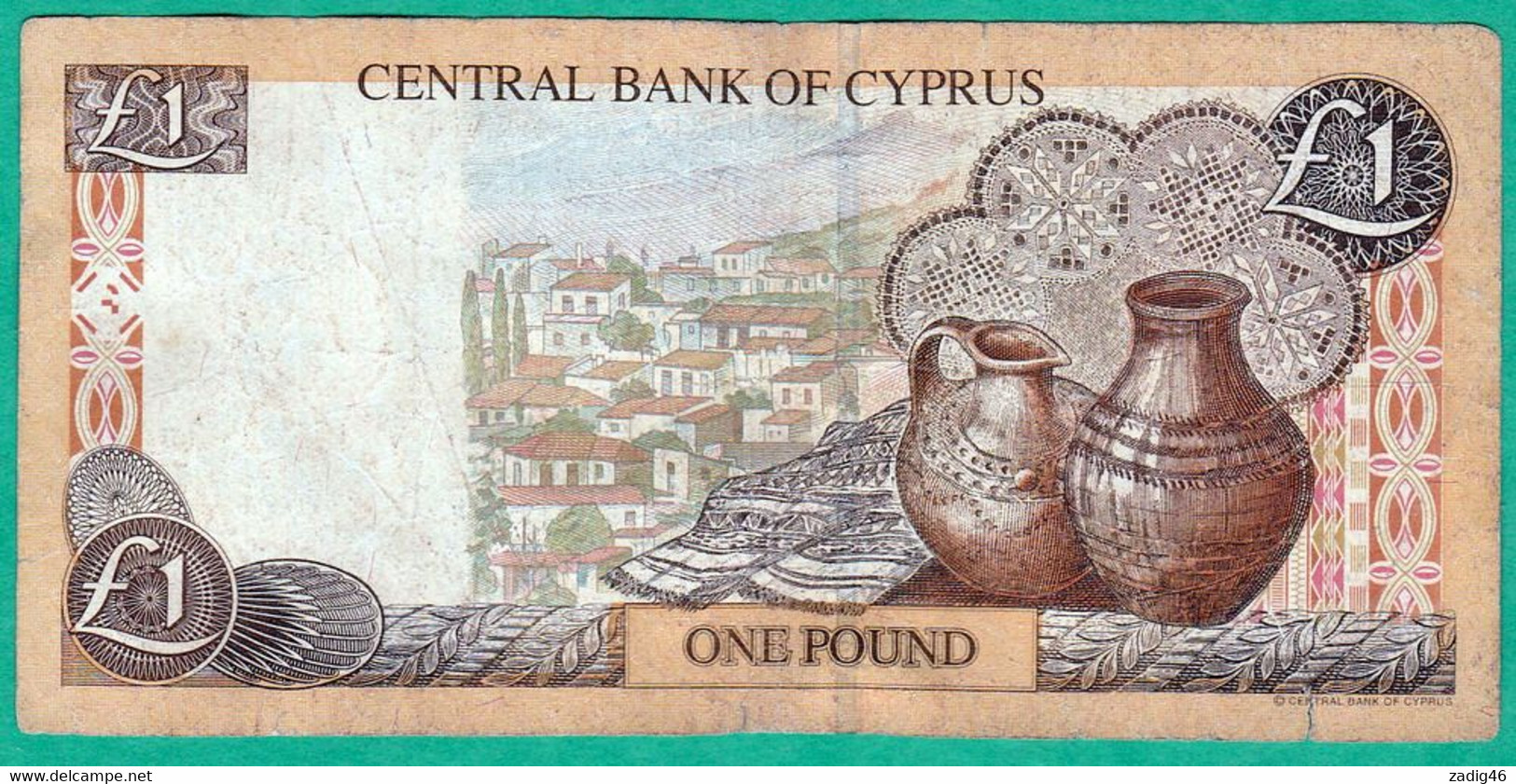 CHYPRE - BILLET DE 1 LIRA1998 - Cipro