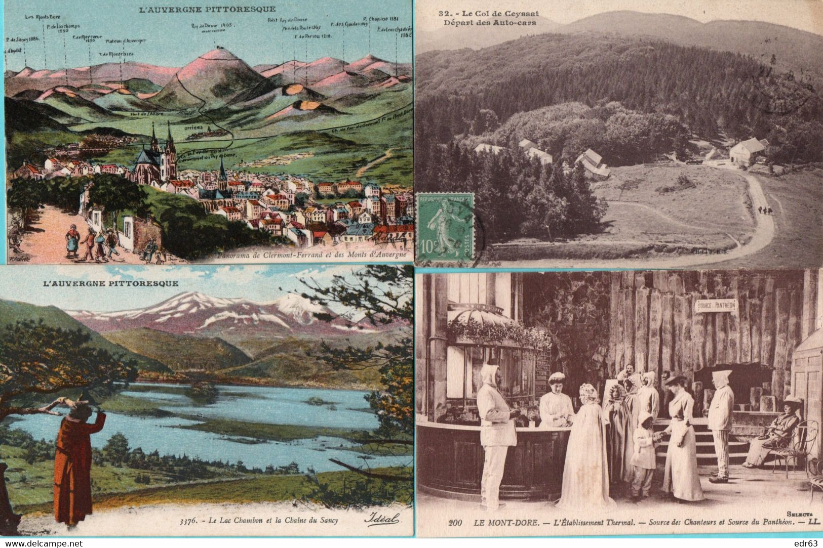 [63] Puy-de-Dôme > Non Classés Lot De 16 Cartes - Other & Unclassified