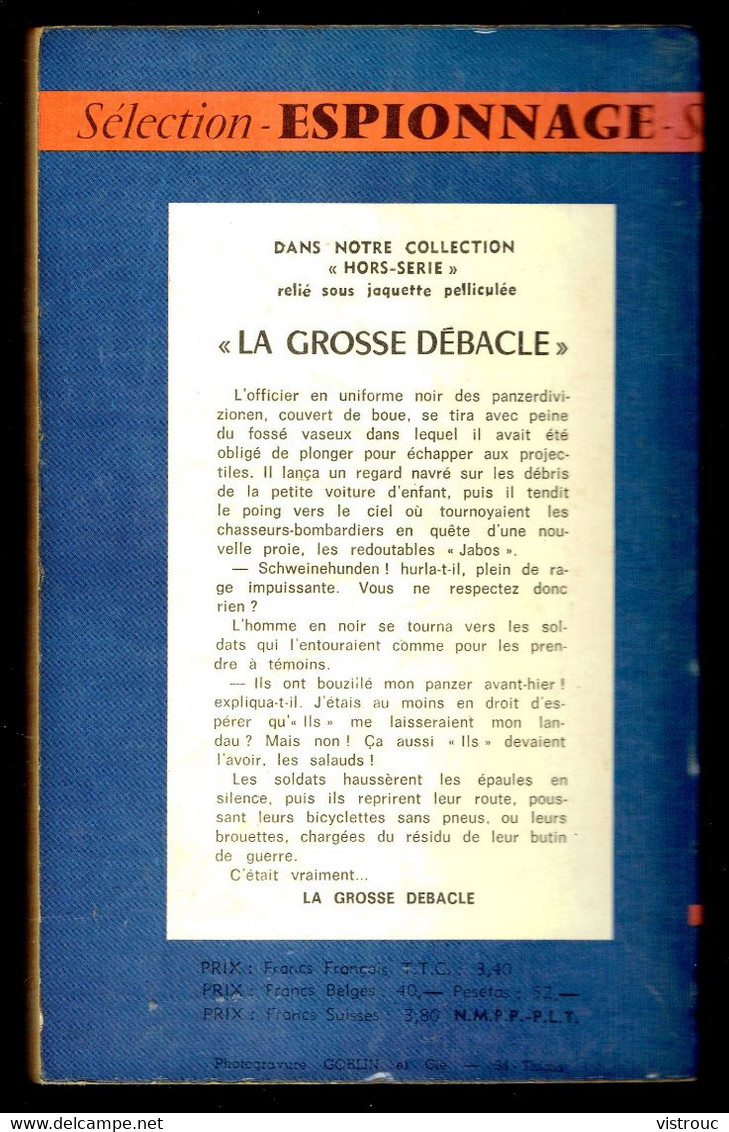 "A LA MAREE MONTANTE", De Pierre-Jack TOLLET - Edition GERFAUT- Espionnage - N° 13 - 1968. - Andere & Zonder Classificatie