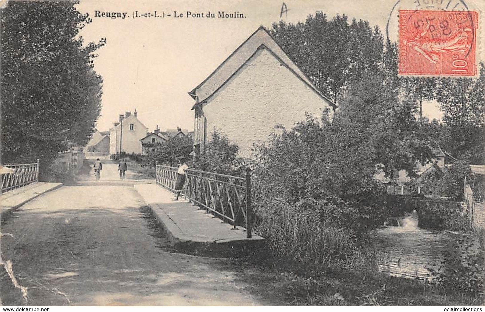 Reugny        37           Le Pont Du Moulin              (voir Scan) - Reugny