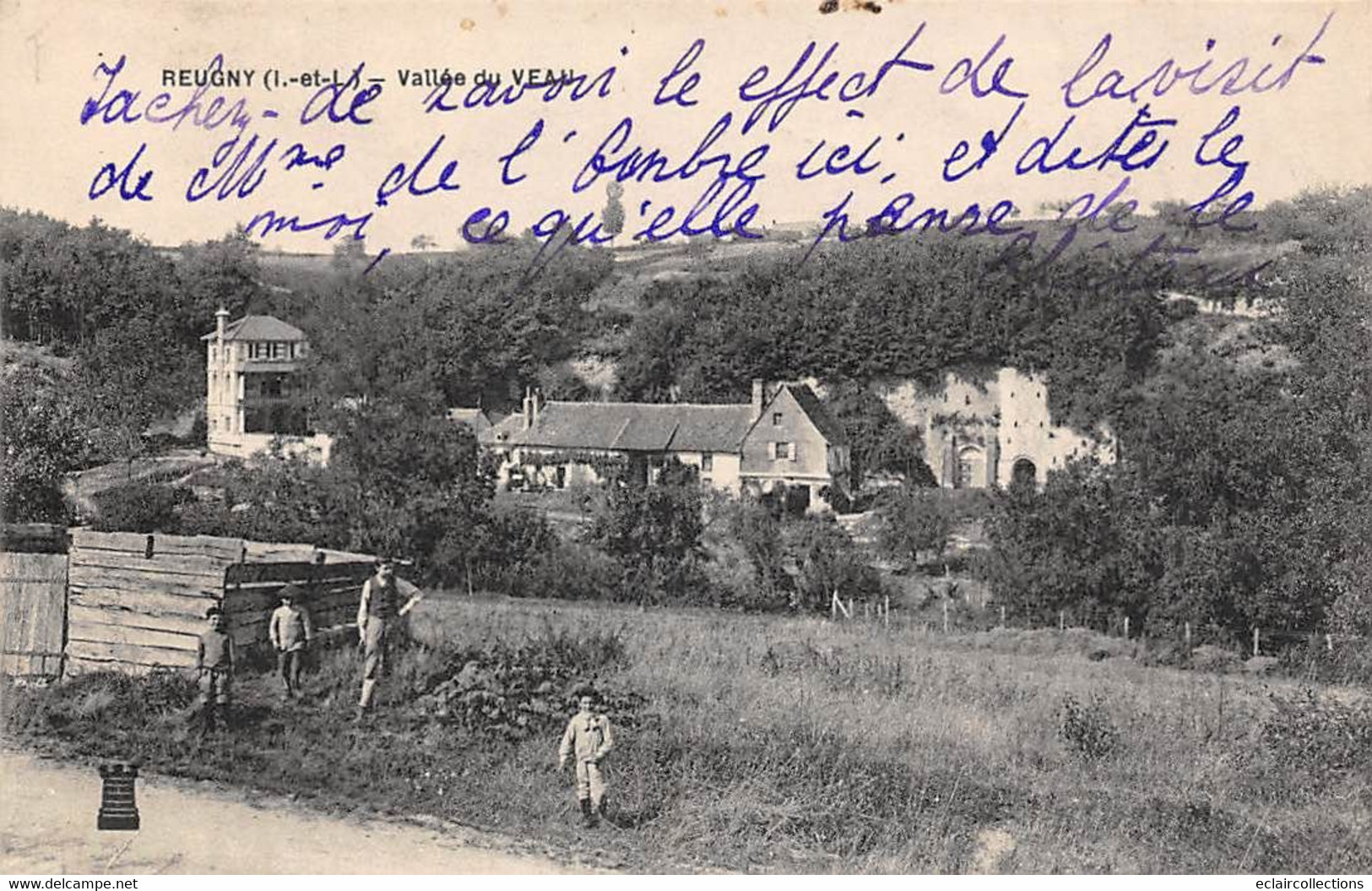 Reugny        37           Vallée Du Veau               (voir Scan) - Reugny