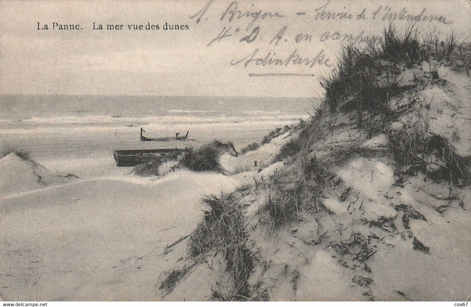 La Panne " La Mer Vue Des Dunes " - De Panne