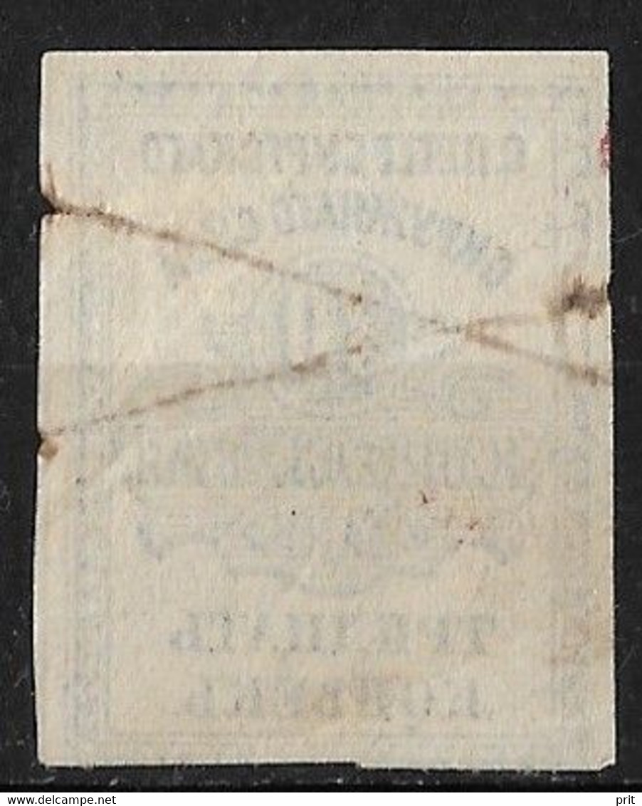 Russia 1878 30Kop Dark Green. St.Petersburg District Court Chancellery Tax/Revenue. J.Barefoot Cat 2. Used - Fiscali