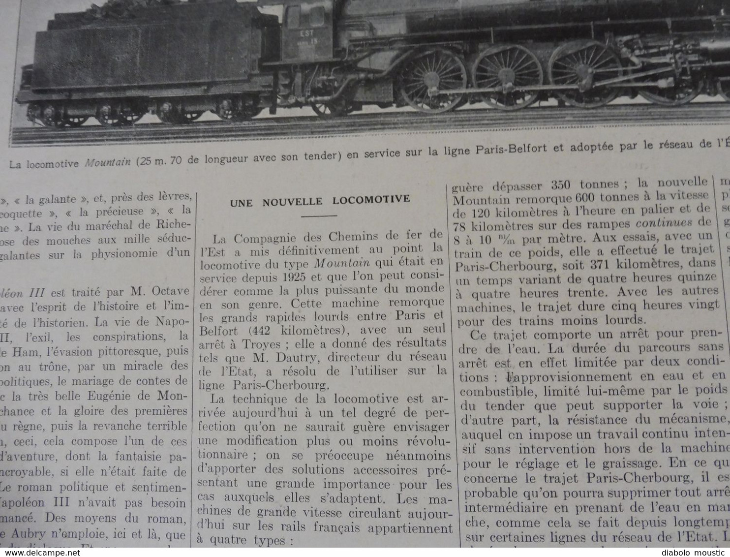 1929 :Sous-marin SURCOUF; Poulo-Condor ; Refuges (Adus,Mounier); Moldovitza , Suavitza ; Enquête sur le Finistère; Etc