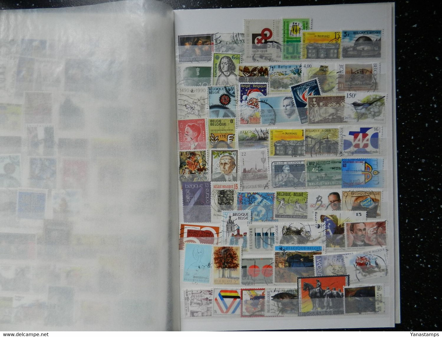 Belgium : +/- 500 stamps, all commems/large, good value !!!