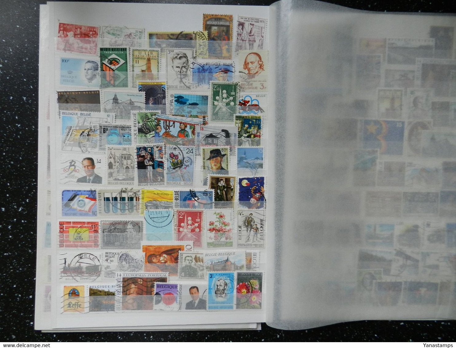 Belgium : +/- 500 stamps, all commems/large, good value !!!