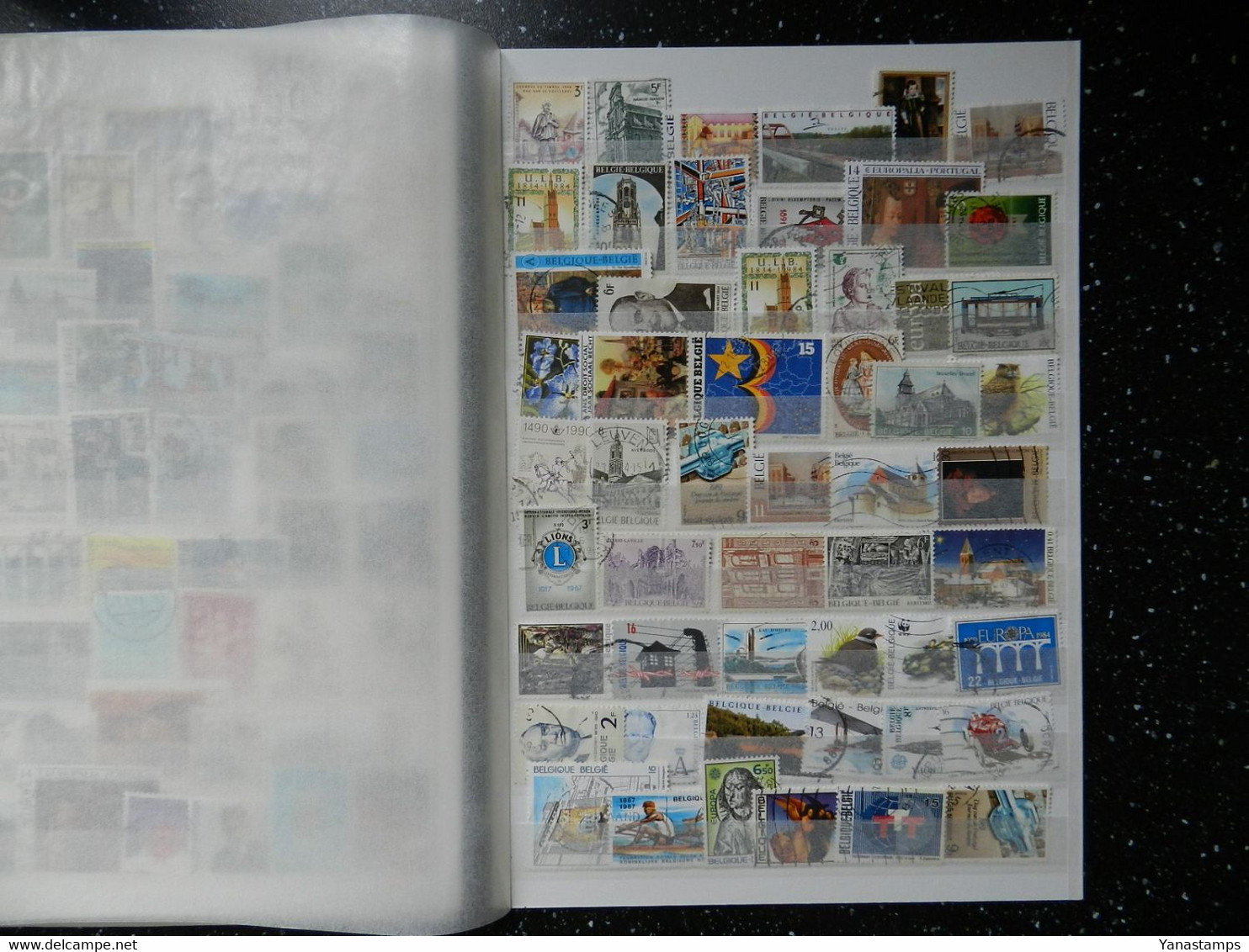 Belgium : +/- 500 stamps, all commems/large, good value !!!