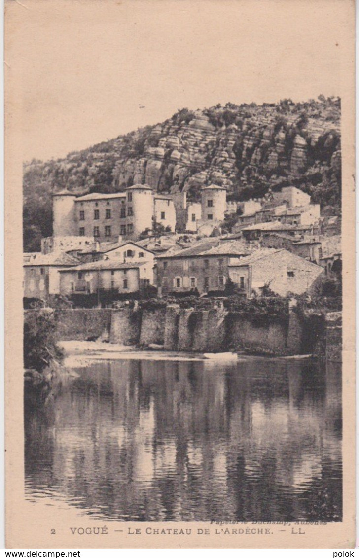 Cf - Cpa VOGUE - Le Château De L'Ardèche - Other & Unclassified