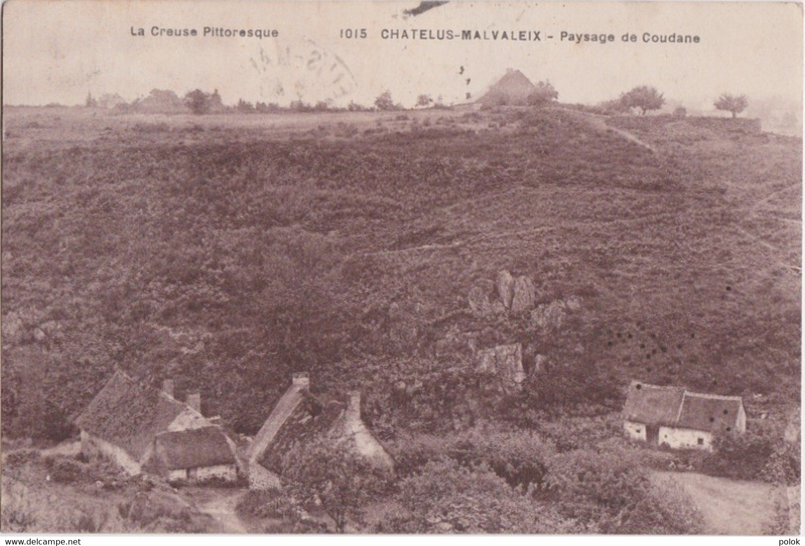 Cf - Cpa CHATELUS MALVALEIX - Paysage De Coudane - Chatelus Malvaleix