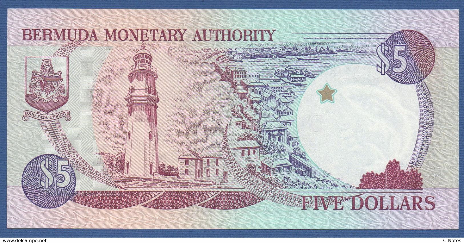 BERMUDA - P.41d – 5 DOLLARS 1997  UNC Low Number B/3 000310 - Bermuda