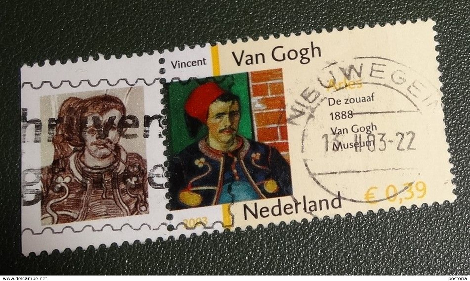 Nederland - NVPH - 2146 - 2003 - Gebruikt - Cancelled - Vincent Van Gogh - De Zouaaf - Met Tab - Usati