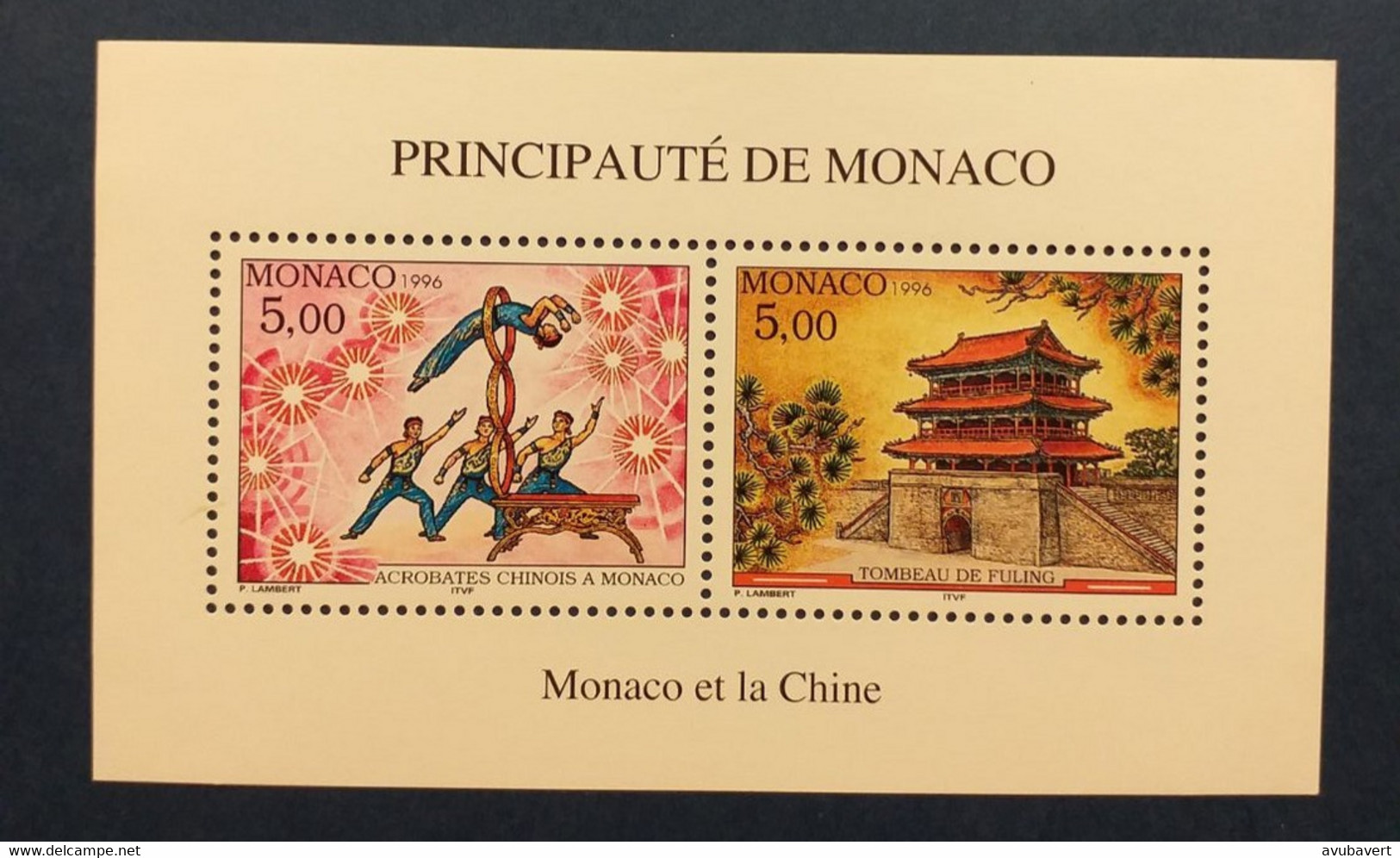 Monaco, Ensemble De  4 Blocs Neufs, Année 1996 - Nuovi