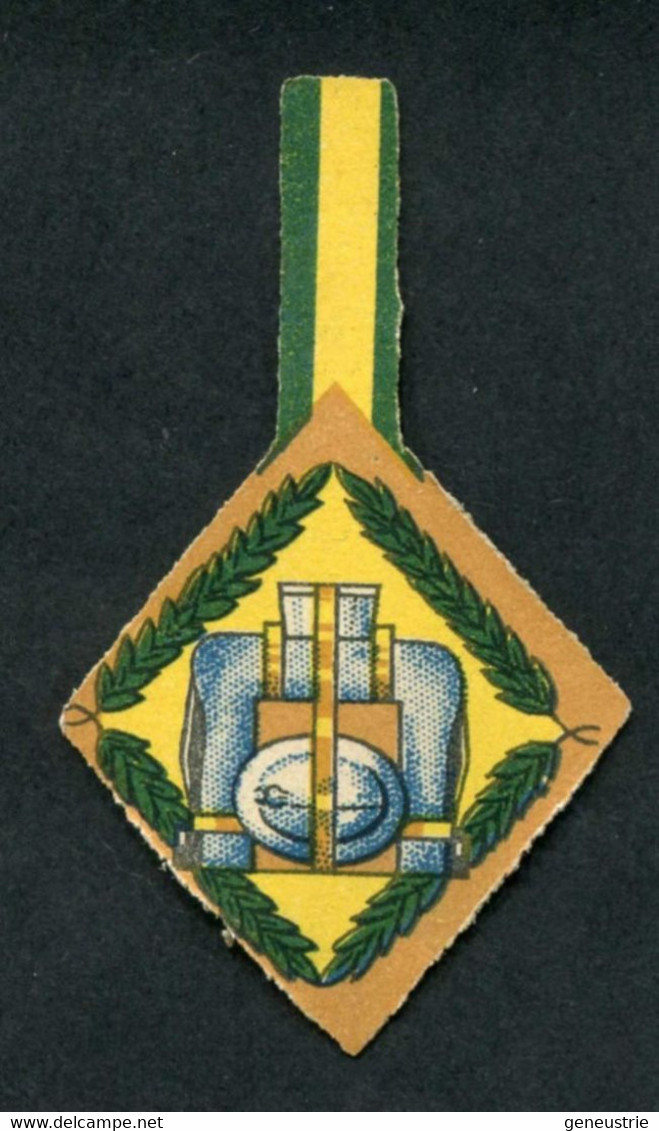 WWI - Médaille En Carton Représentant Un Havresac De Soldat "Journée De Poilu 14/18" WW1 - 1914-18