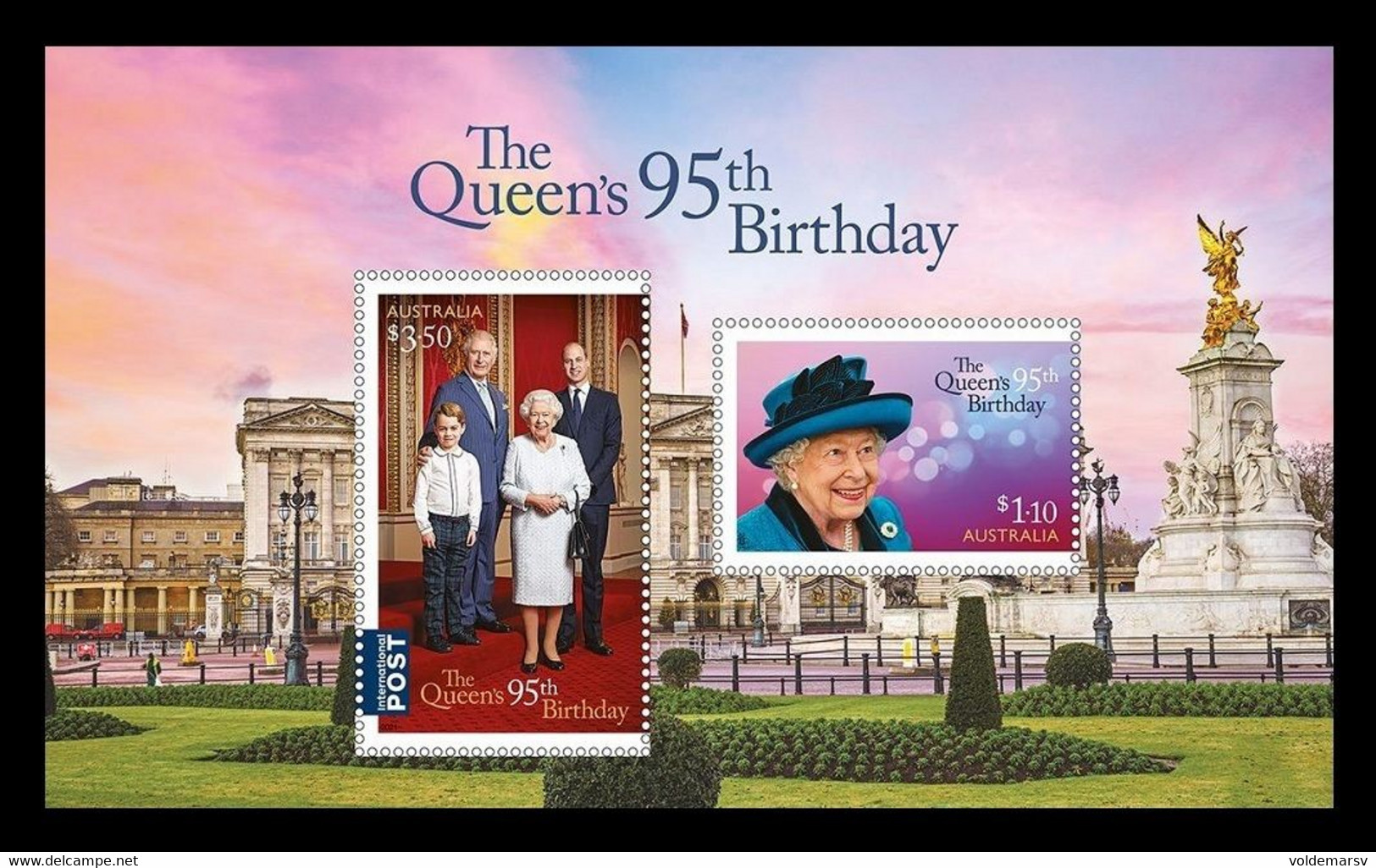 Australia 2021 Mih. 5368/69 (Bl.693) Queen Elizabeth II MNH ** - Mint Stamps