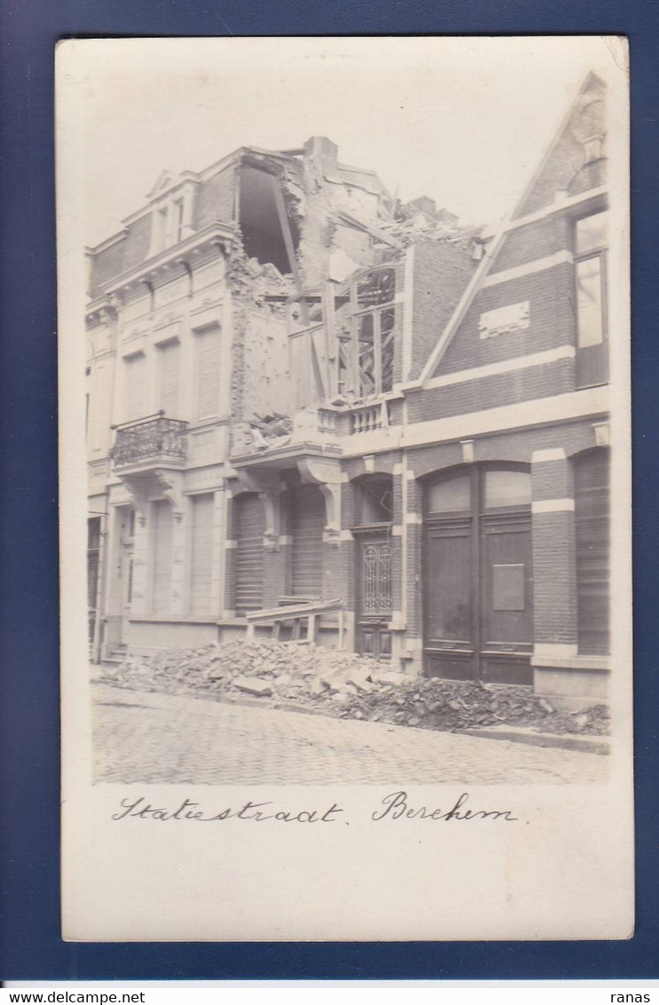 CPA Belgique > Anvers > Antwerpen Bercheim Bombardement Carte Photo 1915 Non Circulé - Antwerpen