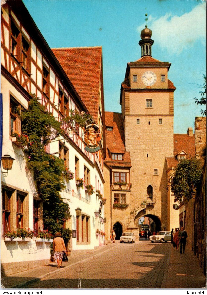 (3 A 21) Germany (posted To Australia 1980) Rothenburg (with A. Magnus EUROPA Stamps) - Rotenburg