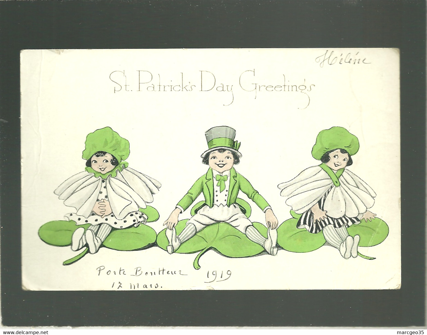 St Patrick's Day Greeting's  Saint Patrick édit. The Gibson Art Cie - Saint-Patrick's Day