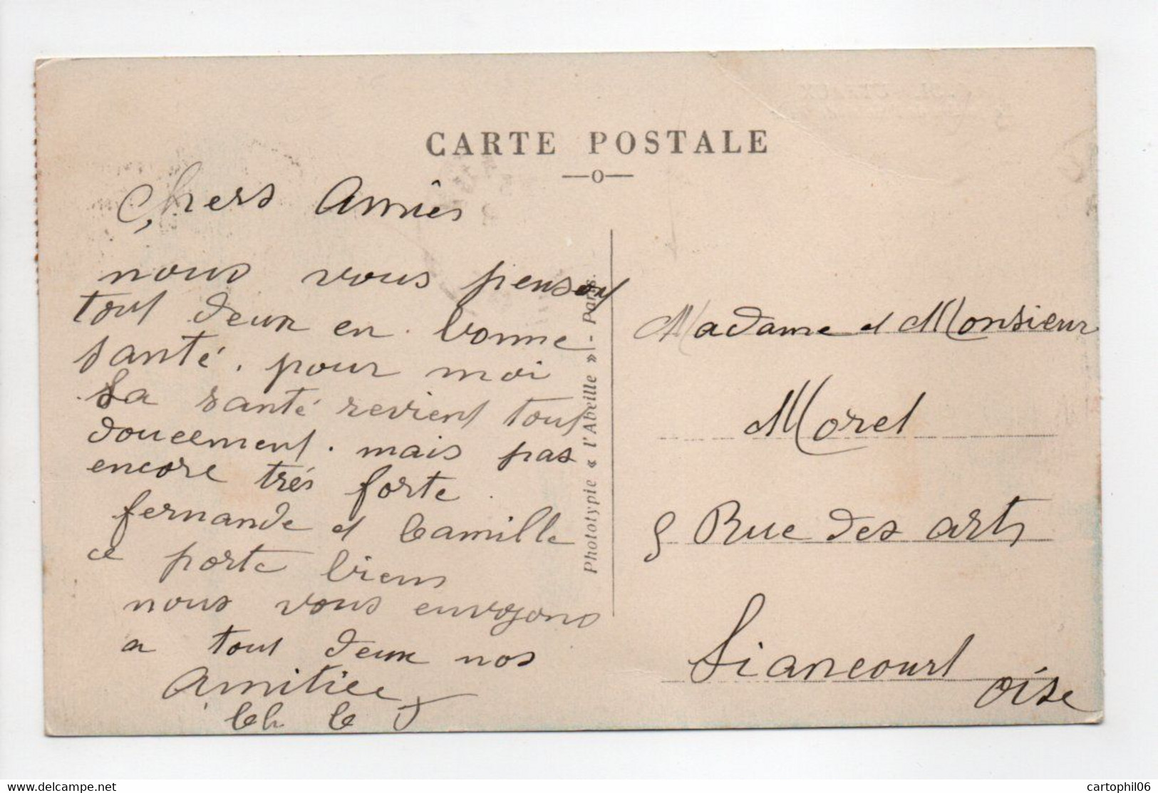 - Carte Postale PUTEAUX Pour LIANCOURT 1937 - 50 C. Rose-rouge Type Paix + Publicité Blédine - - Other & Unclassified