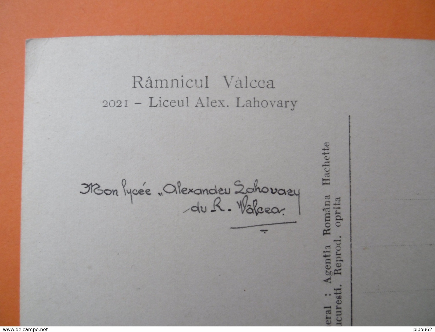 RAMNICUL VALCEA  ( ROUMANIE ) N° 2021 - Liceul Alex - Lahovary - Romania