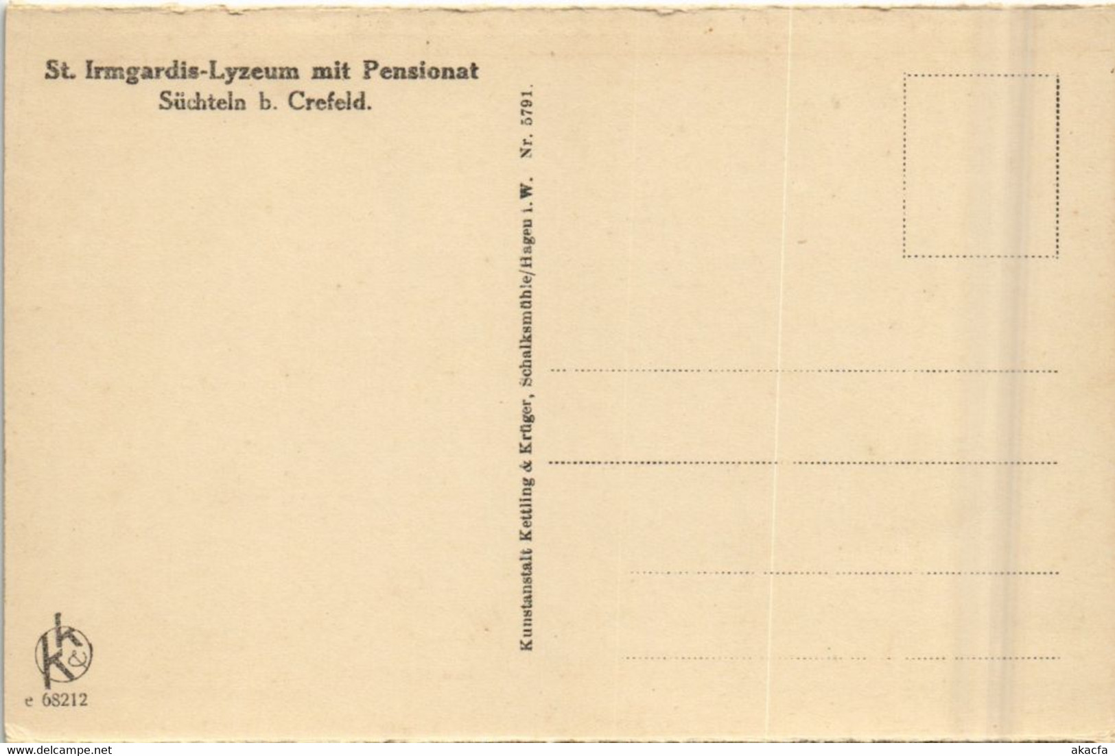 CPA AK SUCHTELN St. Irmgardis-Lyzeum Mit Pensionnat GERMANY (1161751) - Sonstige & Ohne Zuordnung