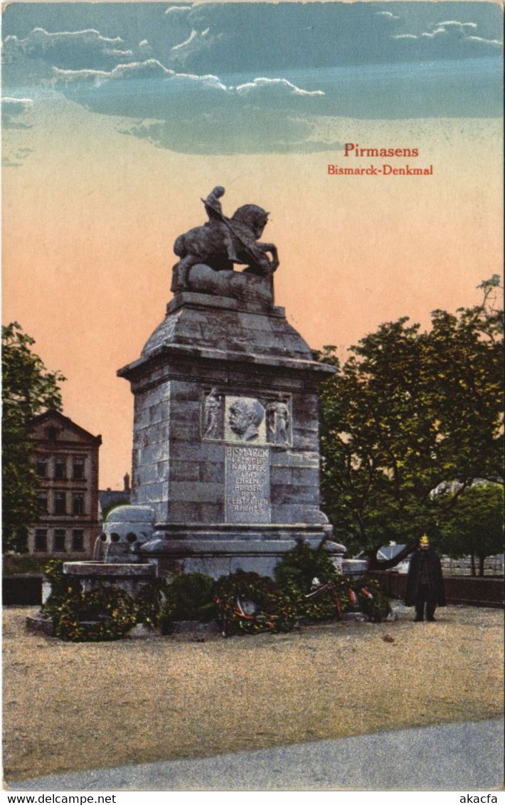 CPA AK PIRMASENS Bismarck-Denkmal GERMANY (1161893) - Pirmasens