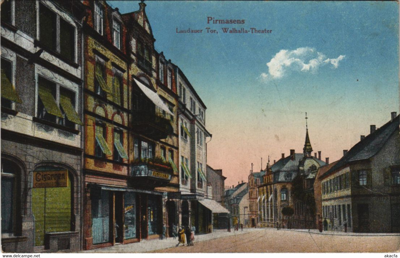 CPA AK PIRMASENS Landauer Tor - Walhalla-Theater GERMANY (1161925) - Pirmasens