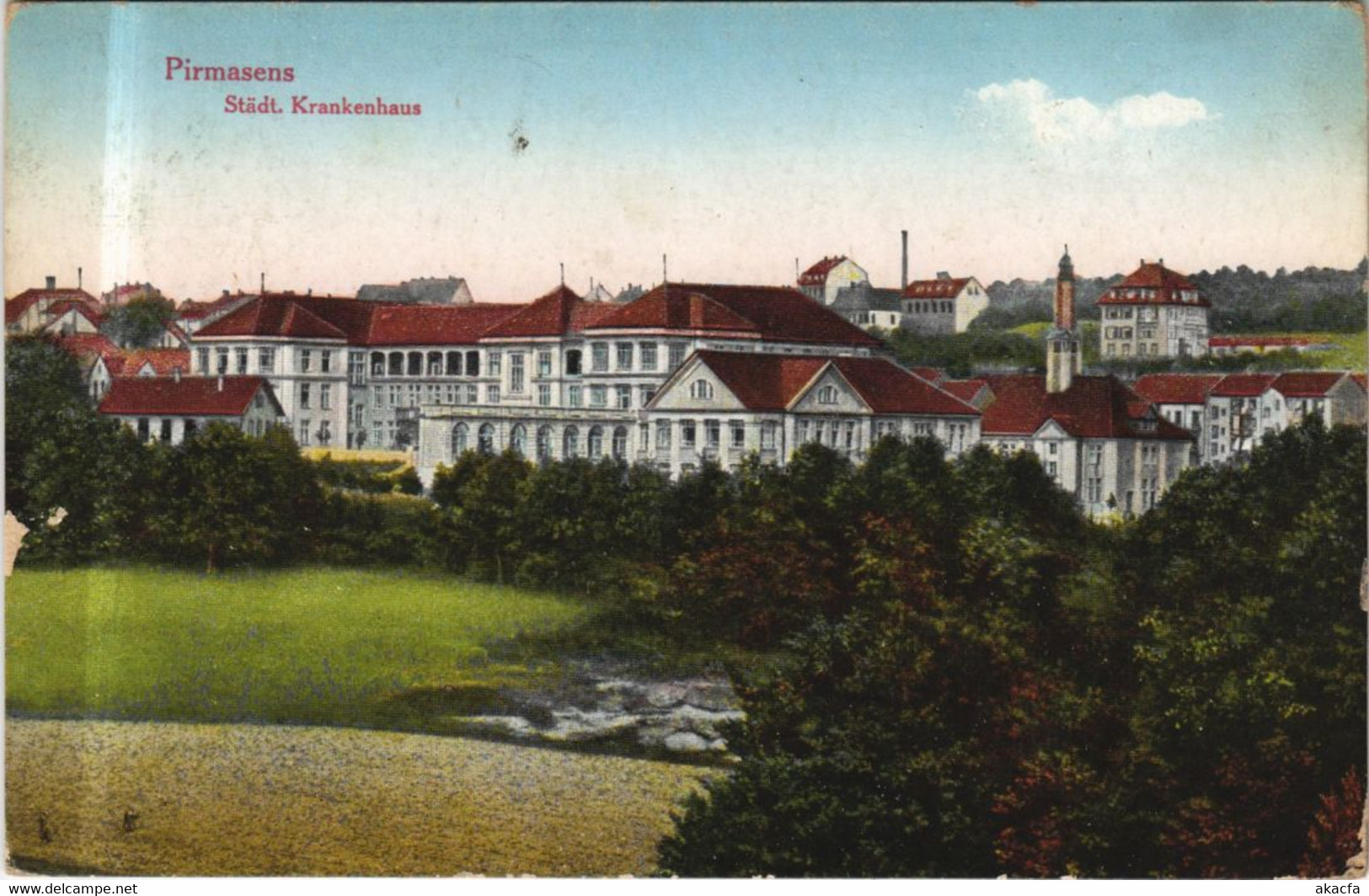 CPA AK PIRMASENS Stadt. Krankenhaus GERMANY (1161926) - Pirmasens
