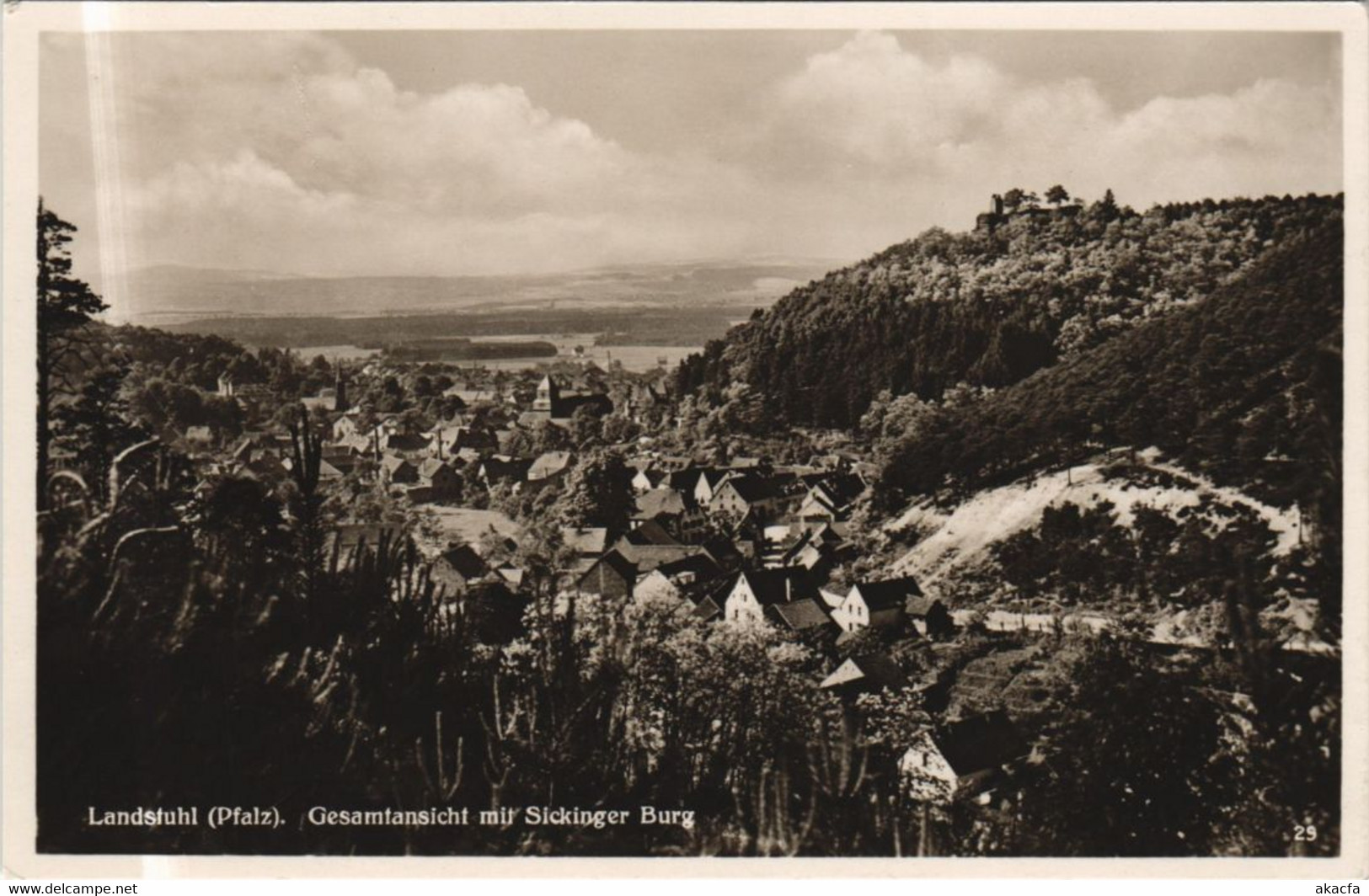 CPA AK LANDSTUHL Gesamtansicht Mit Sickinger Burg GERMANY (1161982) - Landstuhl