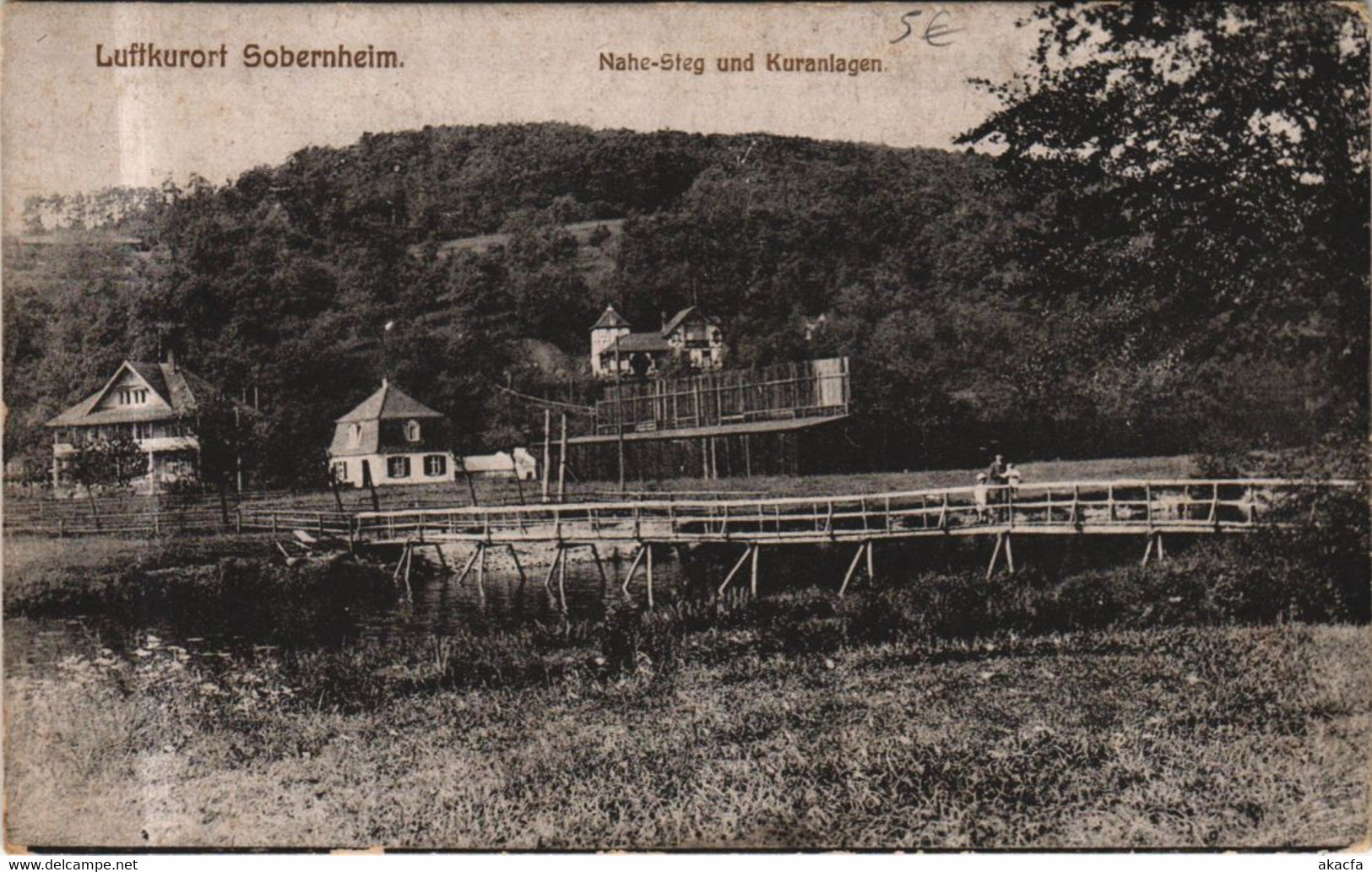 CPA AK BAD SOBERNHEIM Nahe-Steg Und Kuranlagen GERMANY (1162388) - Bad Sobernheim