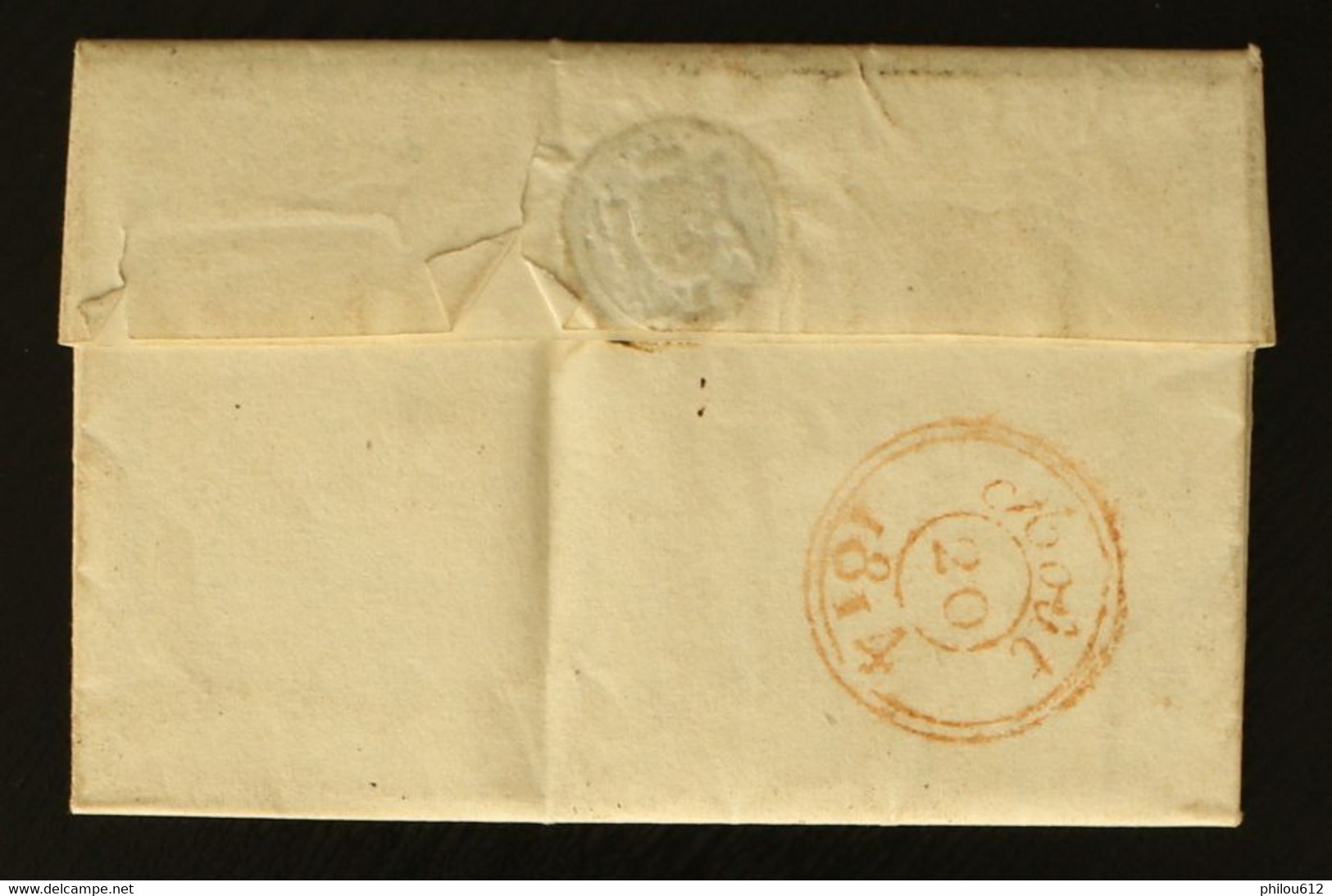 73 - Melun -  Lettre Pour Paris + Taxe Man 2 - 1814 - 1801-1848: Voorlopers XIX