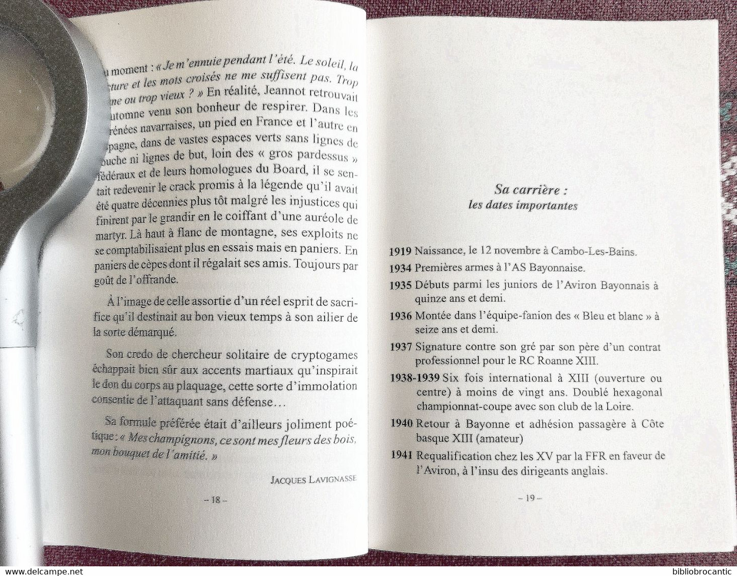 En Souvenir De " JEAN DAUGE " 20 Ans à L'ATTAQUE Par Jacques LAVIGNASSE - Baskenland