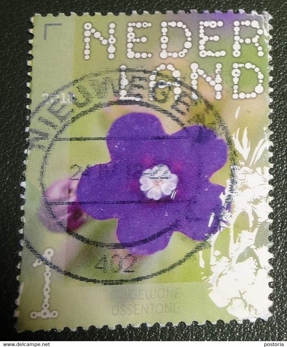 Nederland - NVPH - Xxxx - 2018 - Gebruikt - Beleef De Natuur - Veldbloemen - Gewone Ossentong - Used Stamps