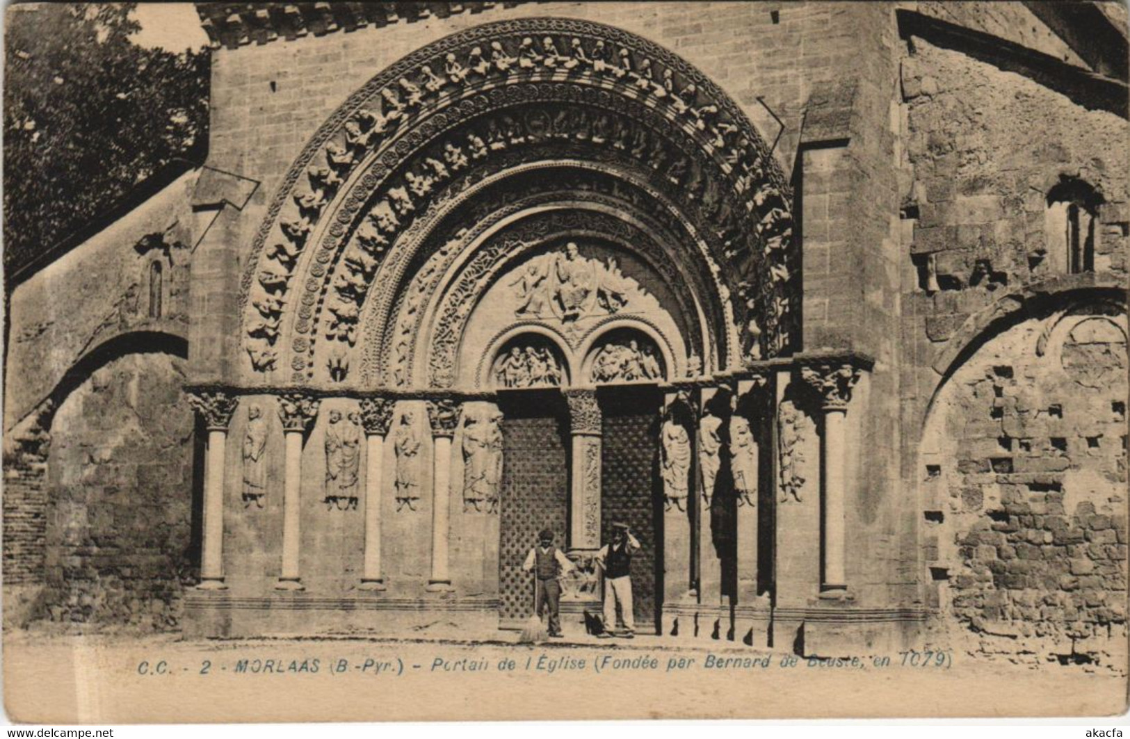CPA MORLAAS Portail De L'Eglise (1164043) - Morlaas