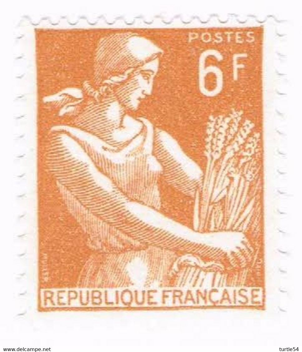 France, N° 1115 - Type Moissonneuse - 1957-1959 Reaper