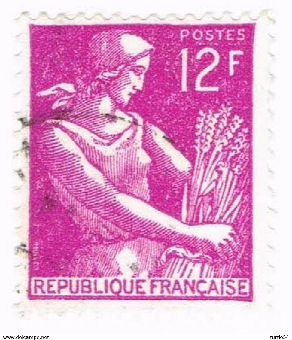 France, N° 1116 Obl. - Type Moissonneuse - 1957-1959 Oogst