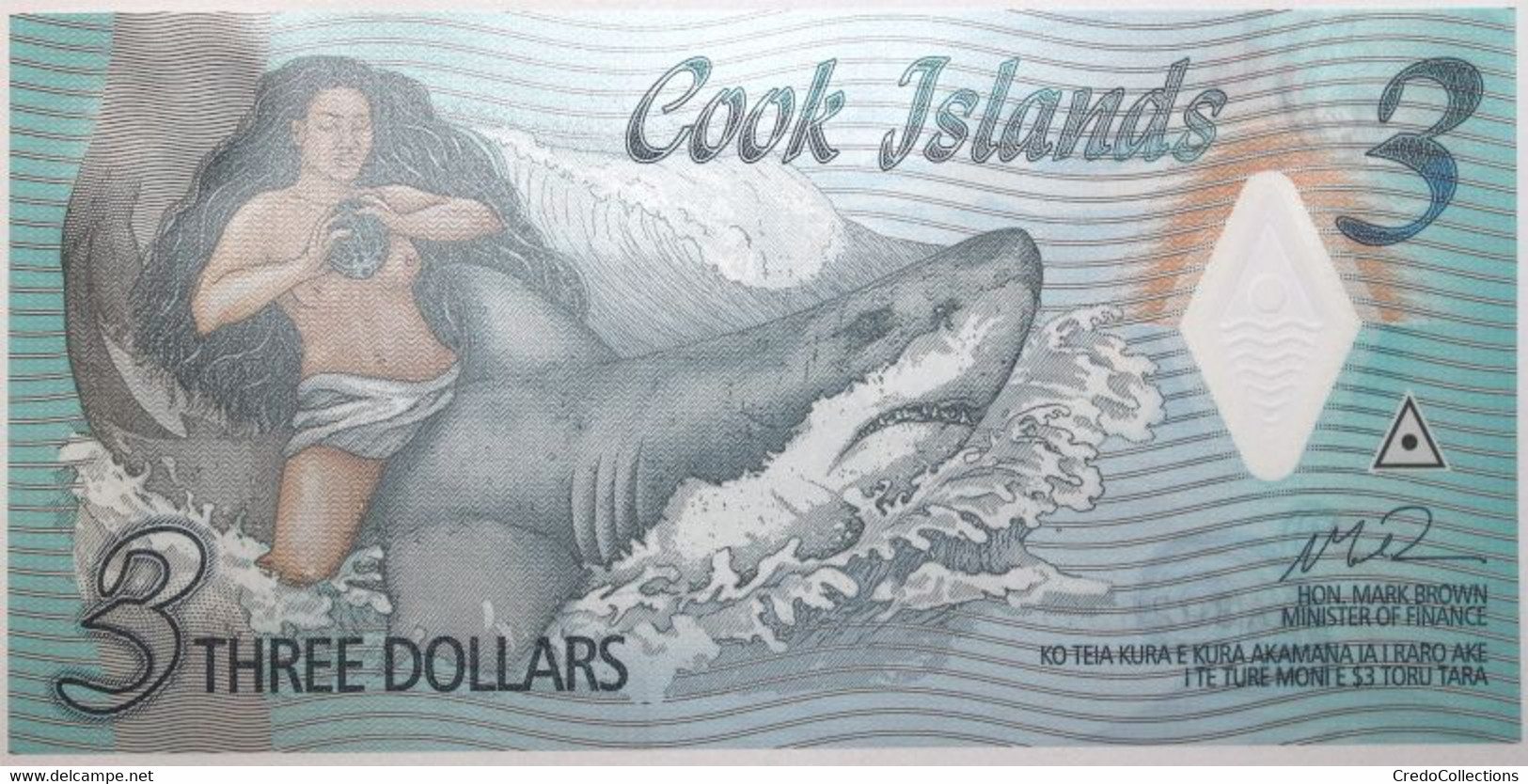 Cook - 3 Dollars - 2021 - PICK 11a - NEUF - Cook Islands