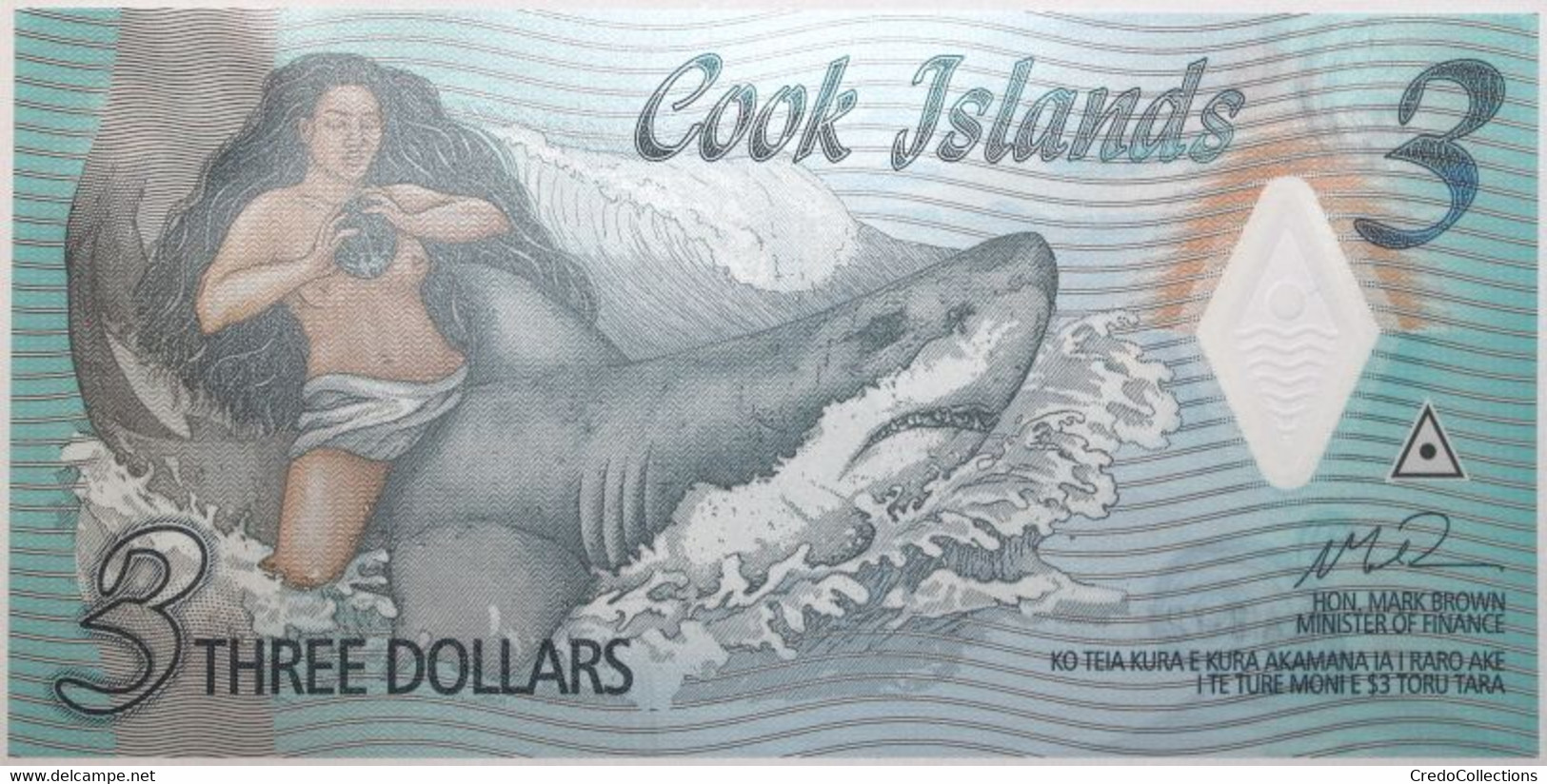 Cook - 3 Dollars - 2021 - PICK 11a - NEUF - Cook Islands